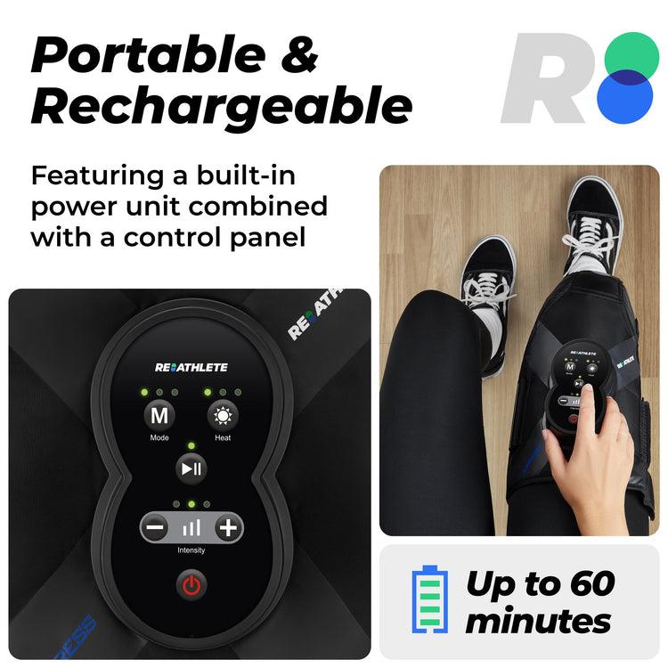Brookstone XPRESS Knee Compression And Heat By REATHLETE