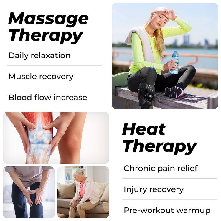 Brookstone XPRESS Knee Compression And Heat By REATHLETE