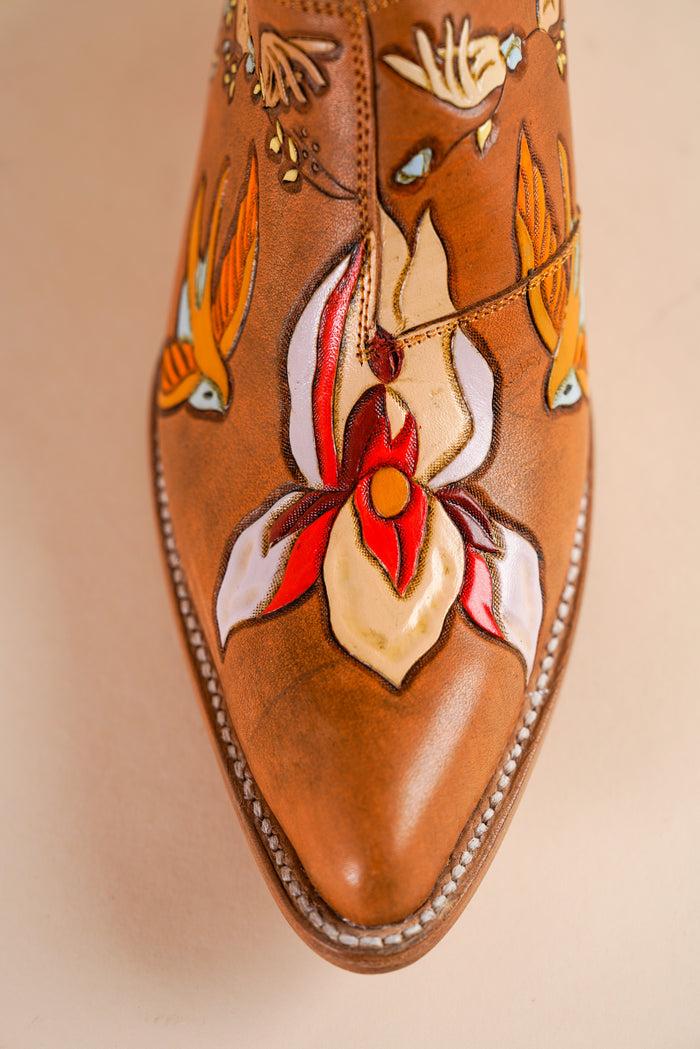 Brother Vellies Bans Off Our Bodies Doodle Mule In Caramel