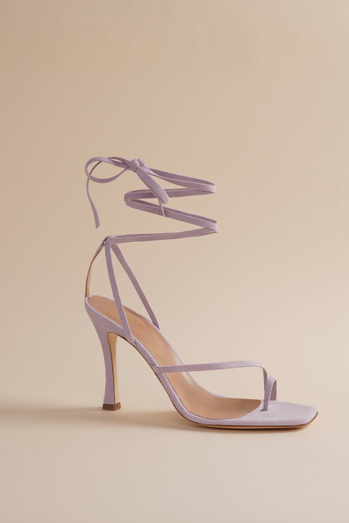 brother vellies Bike Shoe in Lavender Suede