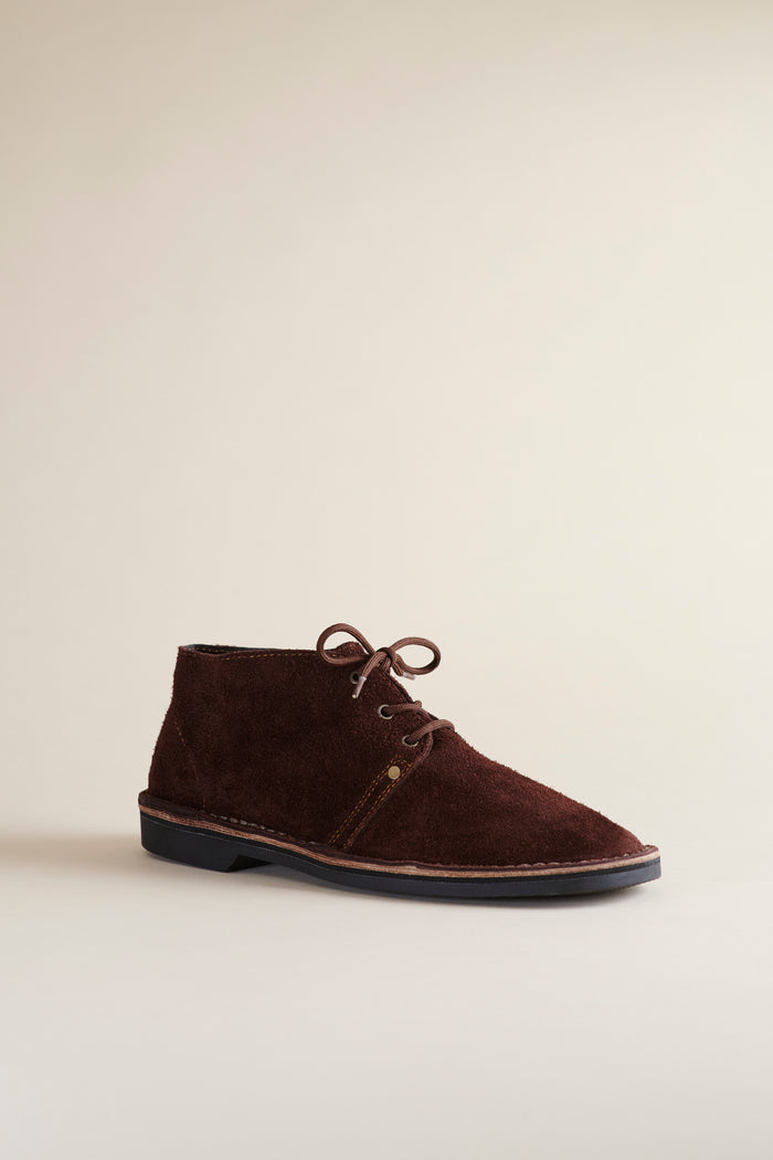 Brother Vellies Erongo Vellies In Brown Suede