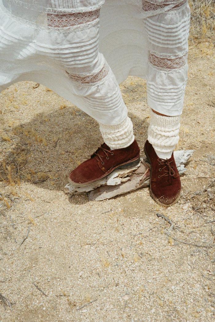 brother vellies Erongo Vellies in Brown Suede