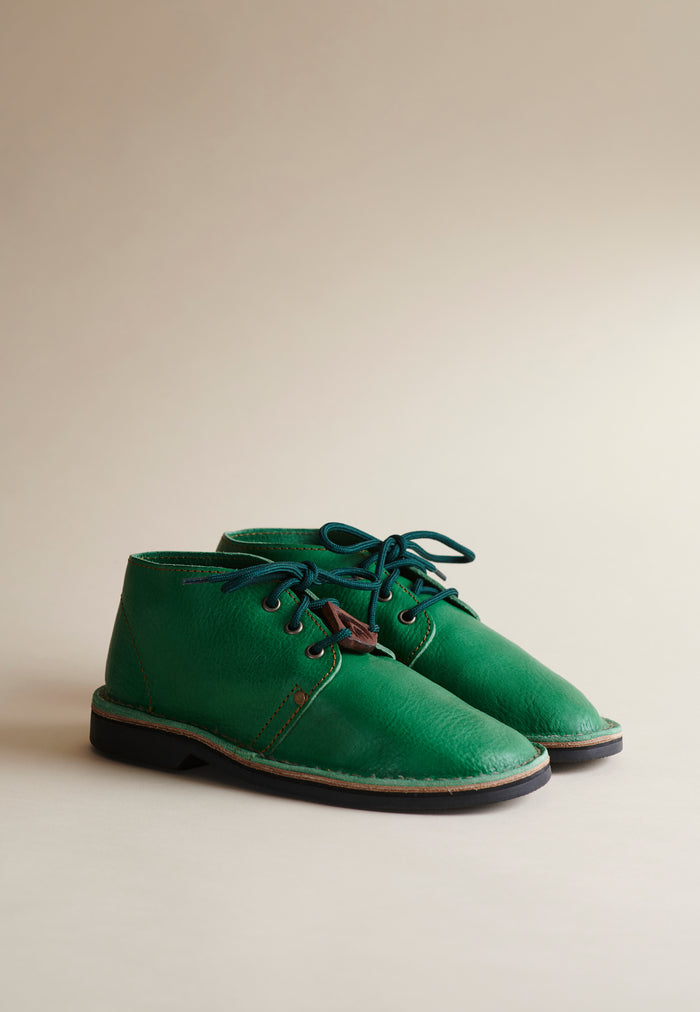 brother vellies Erongo Vellies in Green Leather