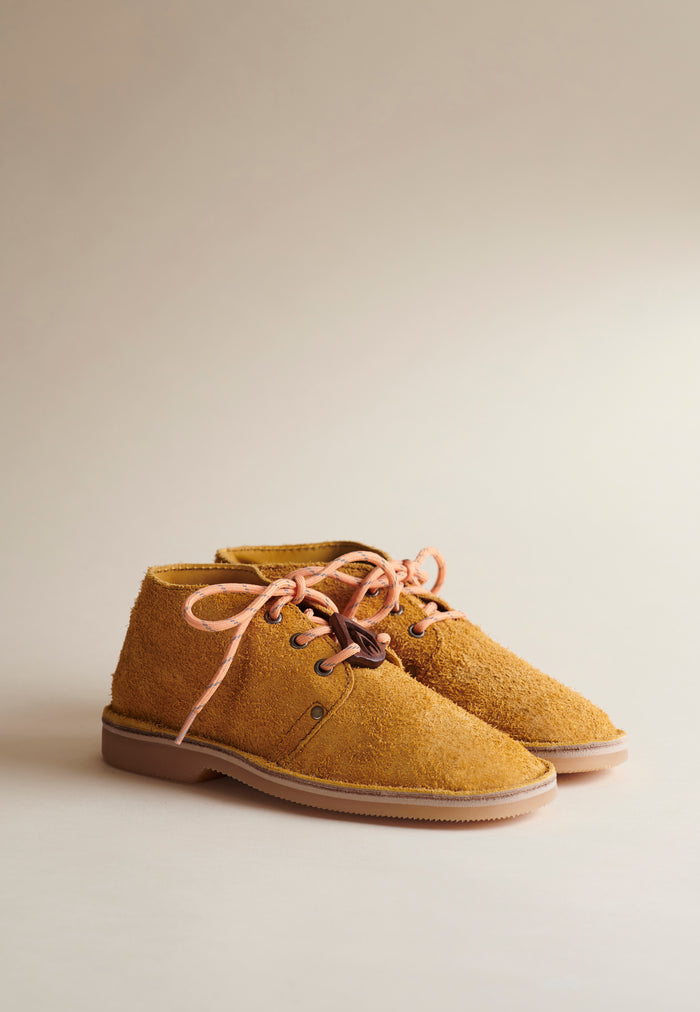 Brother Vellies Erongo Vellies In Mustard Suede
