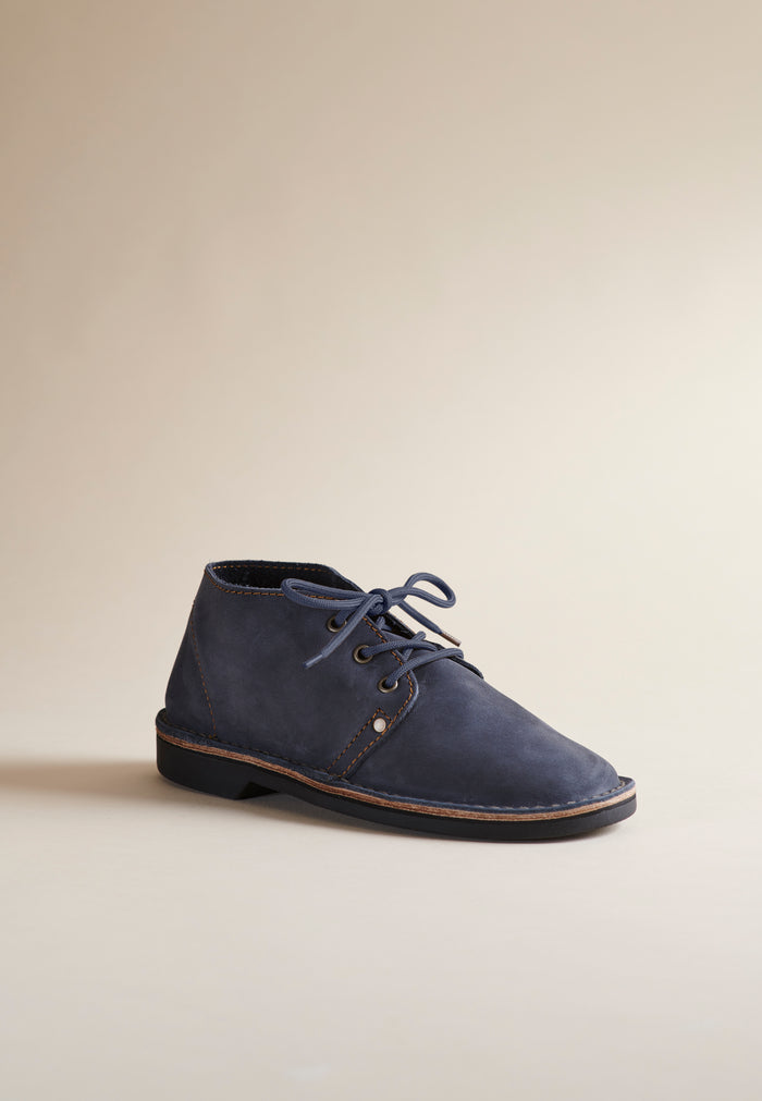 brother vellies Erongo Vellies in Navy Suede
