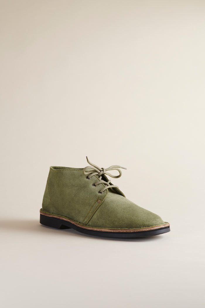 brother vellies Erongo Vellies in Olive Suede