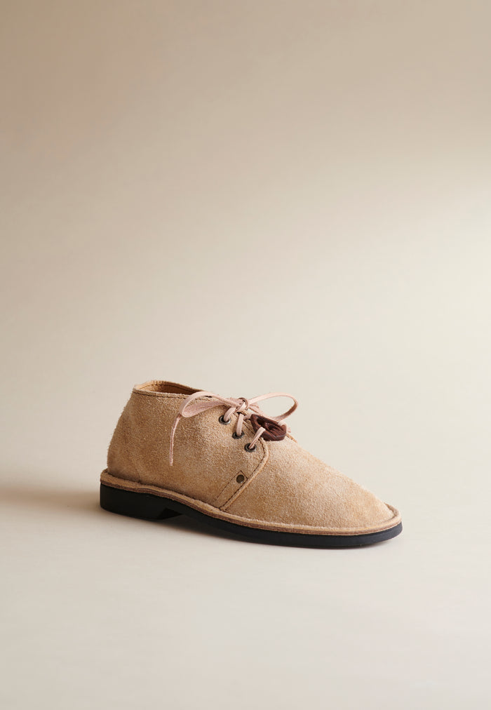 Brother Vellies Erongo Vellies In Peach Suede