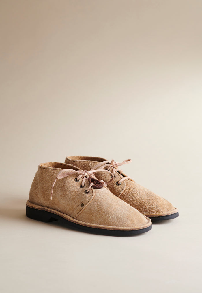 brother vellies Erongo Vellies in Peach Suede