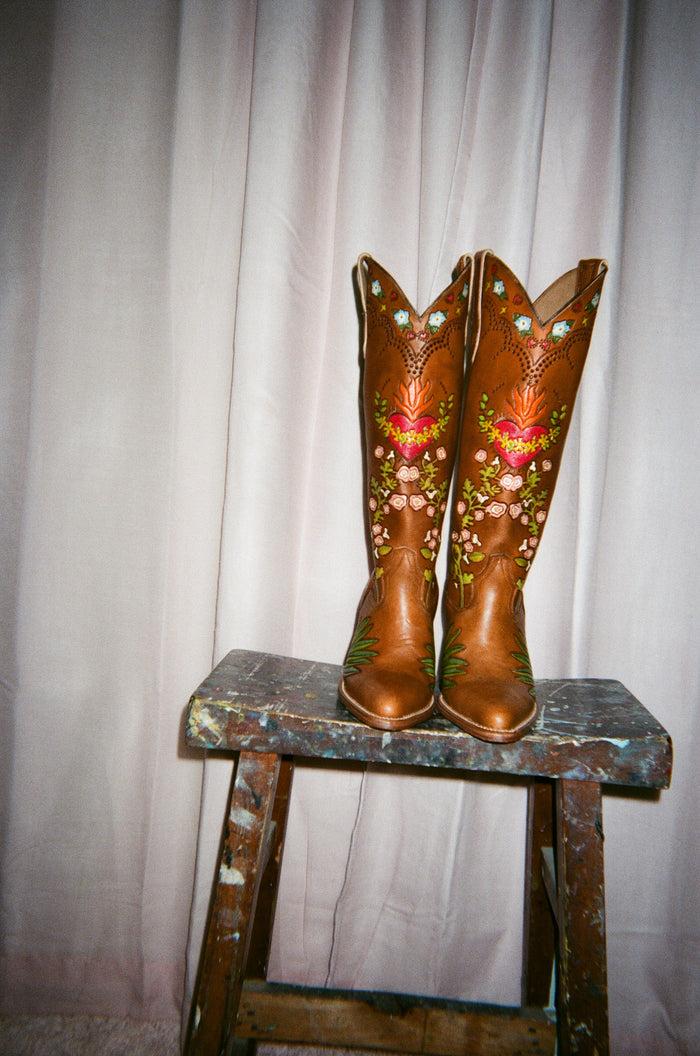 Brother Vellies Eve Doodle Cowboy Boots