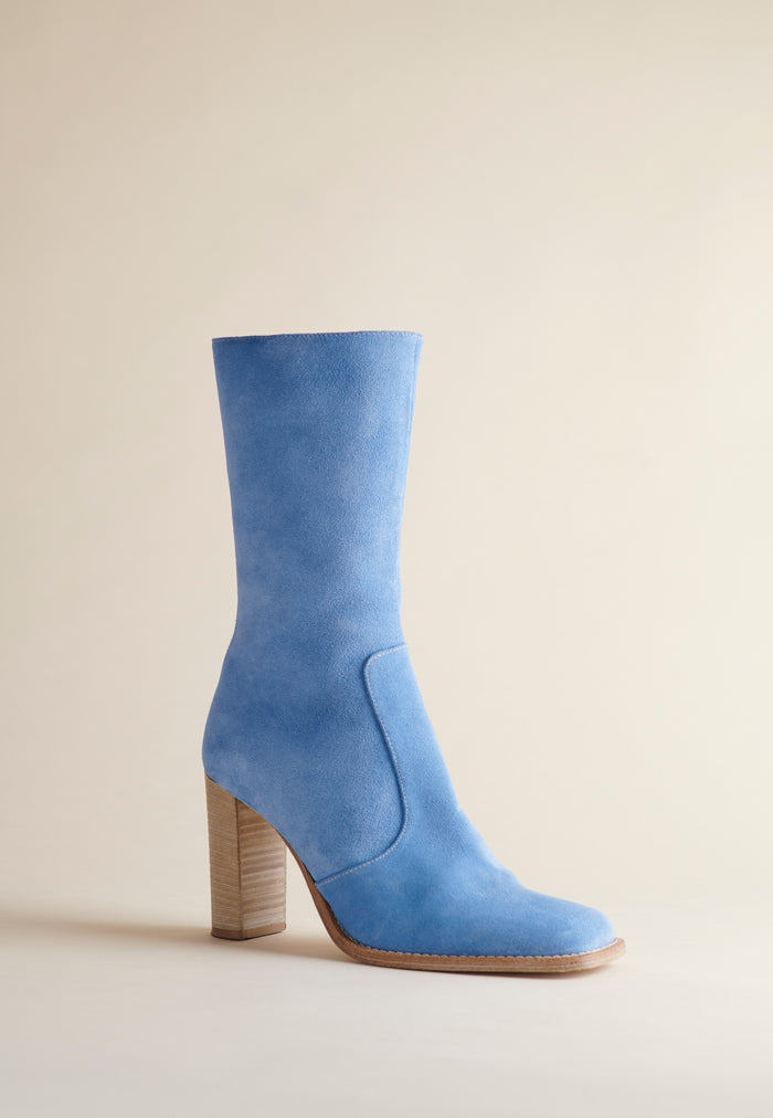 brother vellies Lauryn Boot in Blue Suede