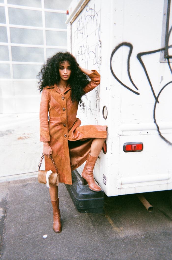 Brother Vellies Lauryn Boot In Caramel