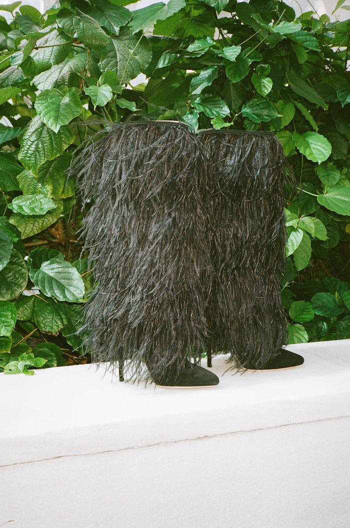 Brother Vellies Palms Boot In Black Bird