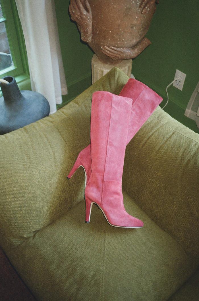 brother vellies Palms Boot in Oxblood Suede