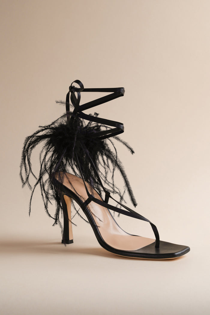 brother vellies Paloma Sandal in Midnight