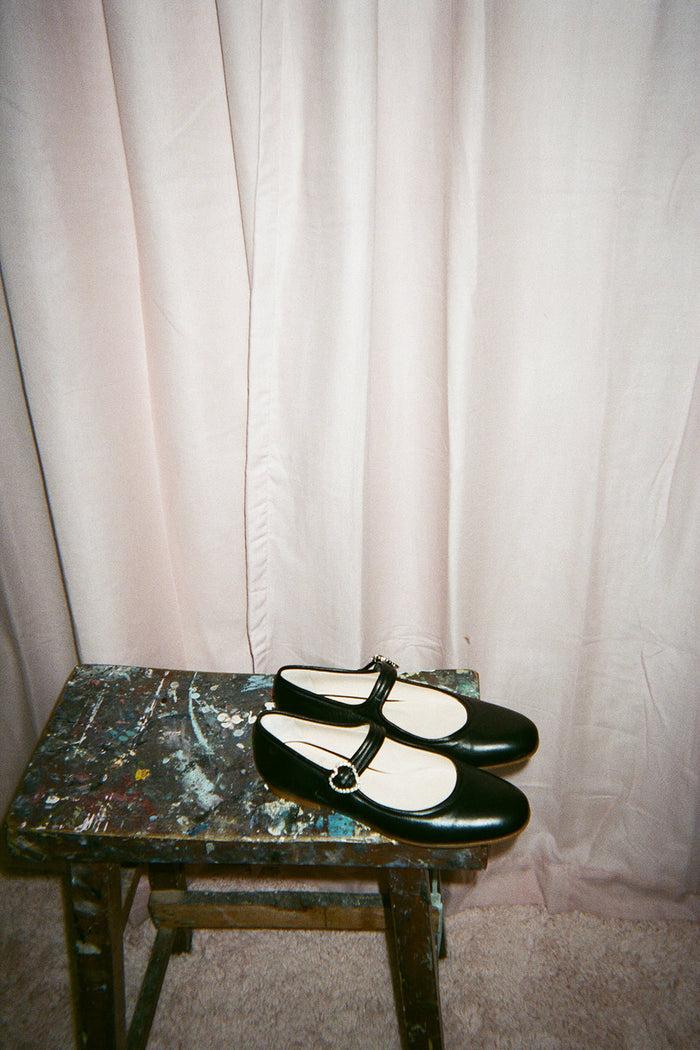 brother vellies Picnic Shoe in Midnight