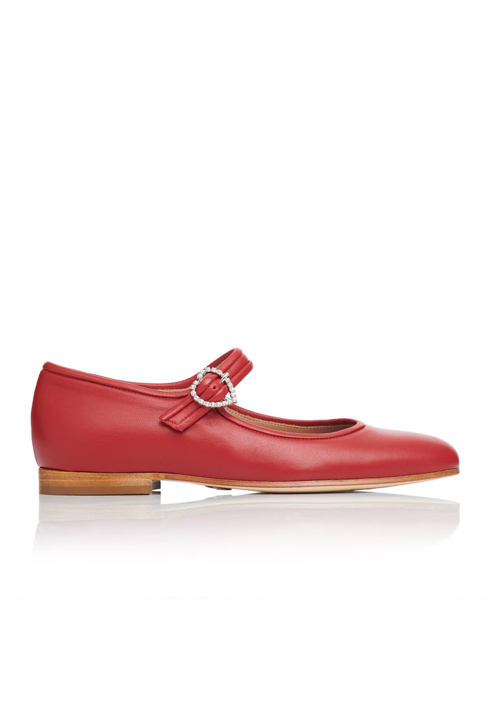Brother Vellies Picnic Shoe In Tomato