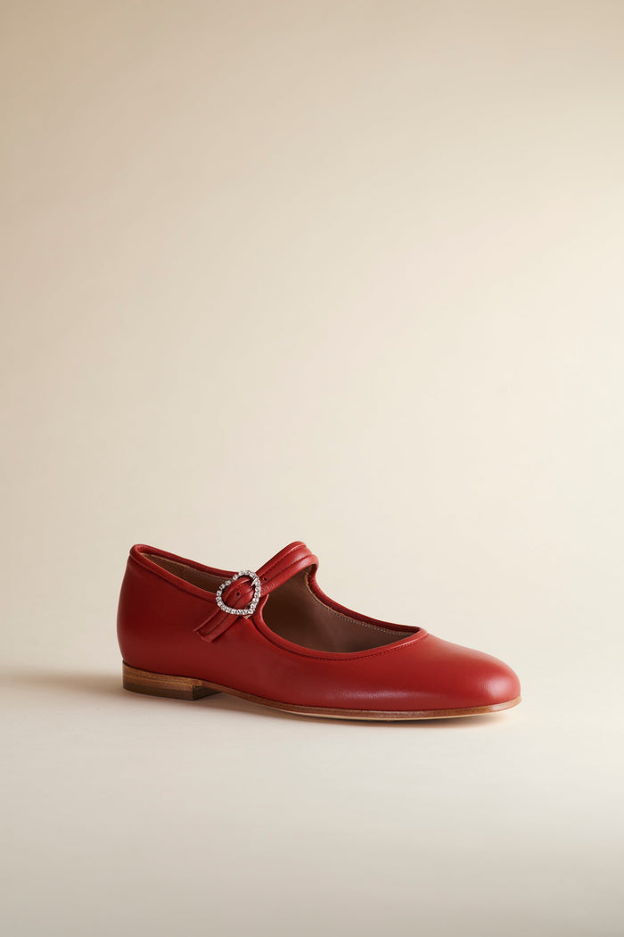 brother vellies Picnic Shoe in Tomato