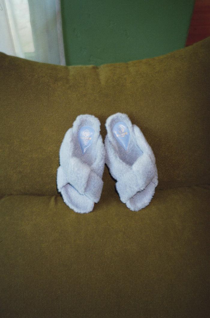 Brother Vellies Teddy Togo In Sky Blue