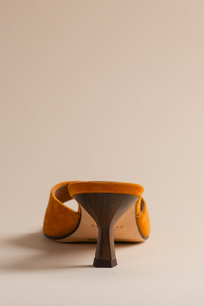 Brother Vellies Tuesday Mule In Mustard