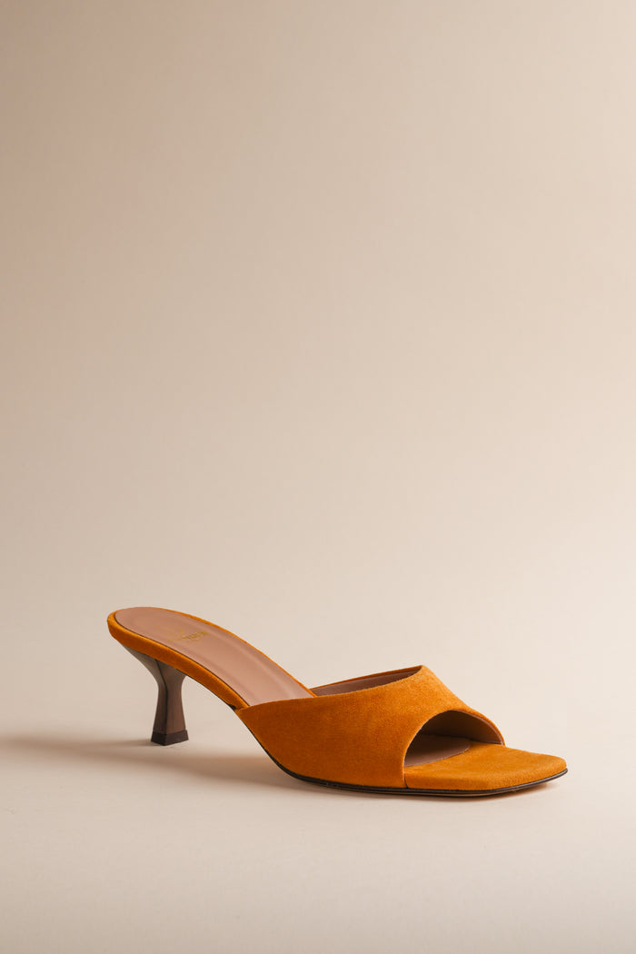 brother vellies Tuesday Mule in Mustard