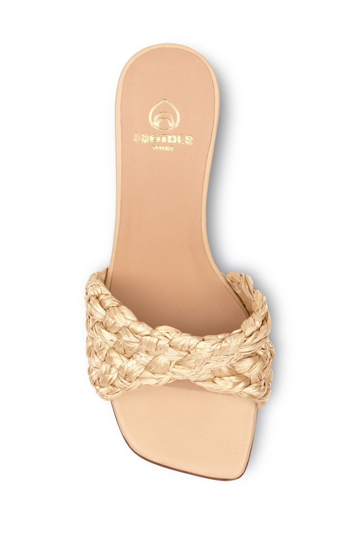 Brother Vellies Tuesday Mule In Raffia