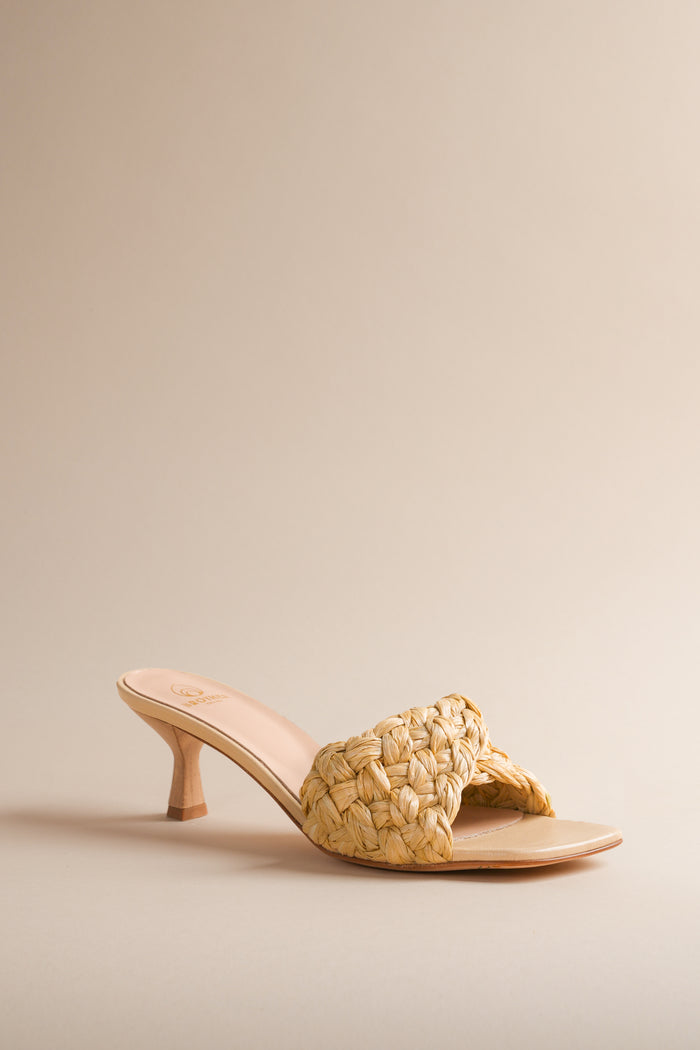 brother vellies Tuesday Mule in Raffia