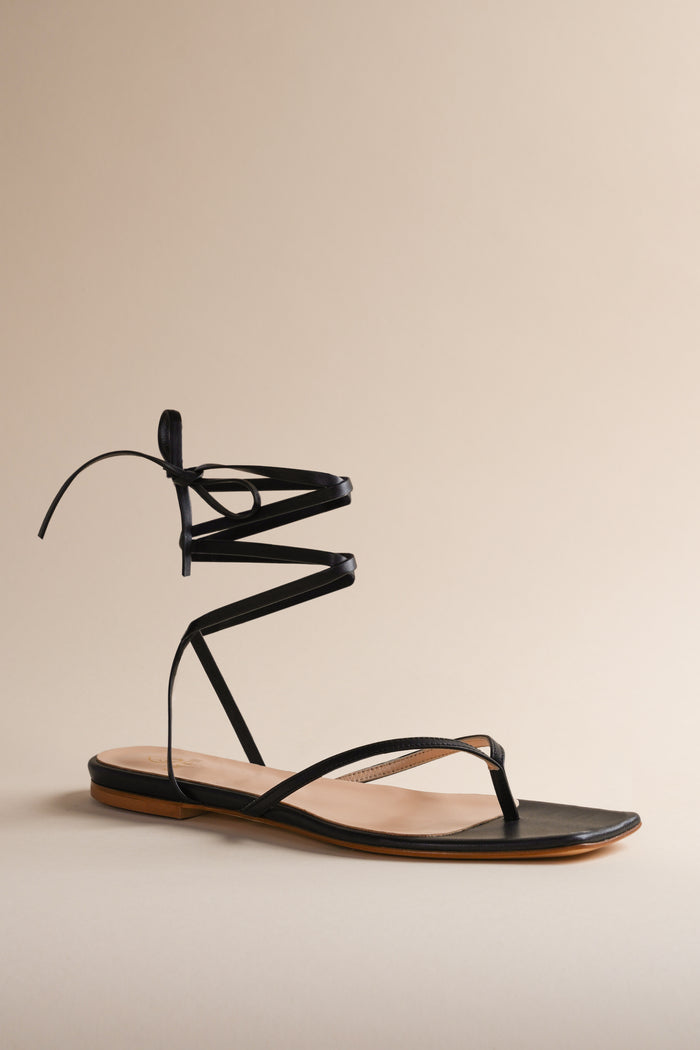 brother vellies Tyla Sandal in Midnight