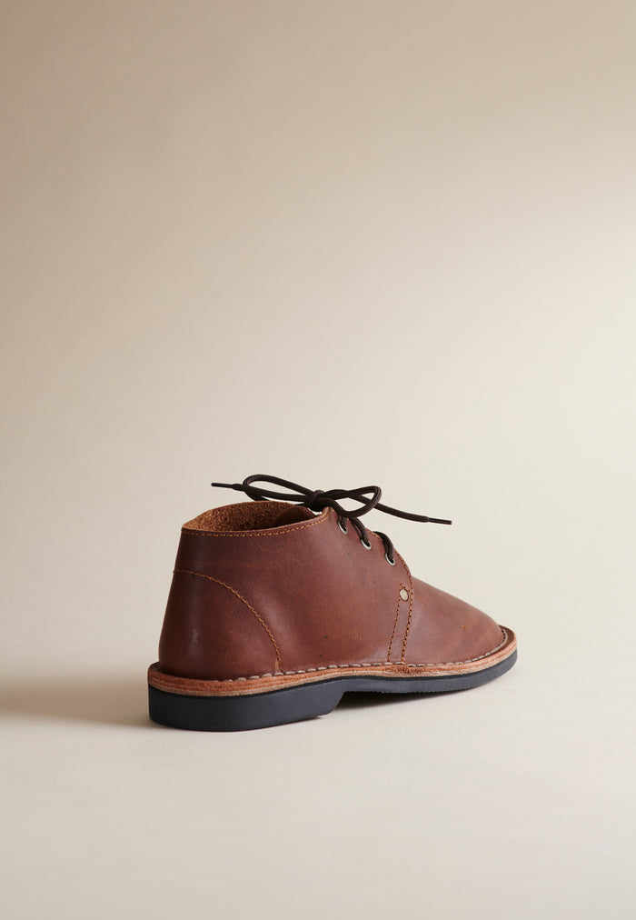 Brother Vellies Erongo Vellies In Nutmeg Distressed Leather