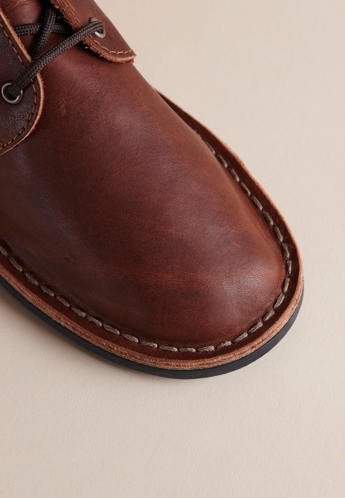 brother vellies Erongo Vellies in Nutmeg Distressed Leather