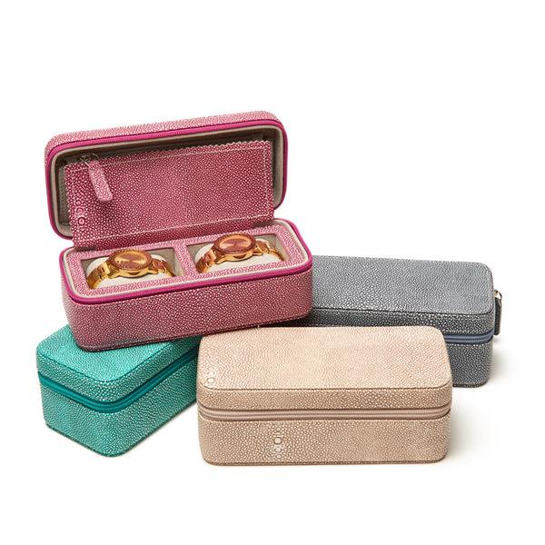 brouk & co Aiden Dual Watch Travel Case