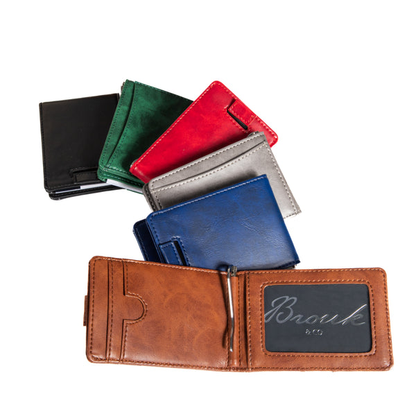 brouk & co Asher Bifold Money Clip Wallet