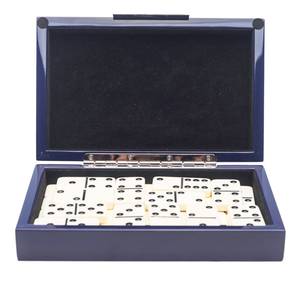 brouk & co Blue Lacquer Dominos Set