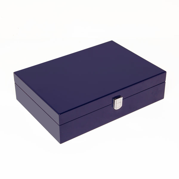 Brouk & Co Blue Lacquer Poker Set - 200 Chip