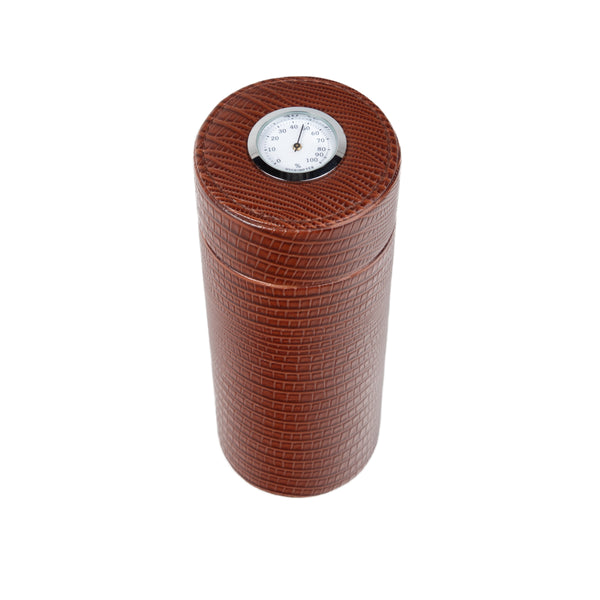 brouk & co Brown Lizard Travel Cigar Humidor