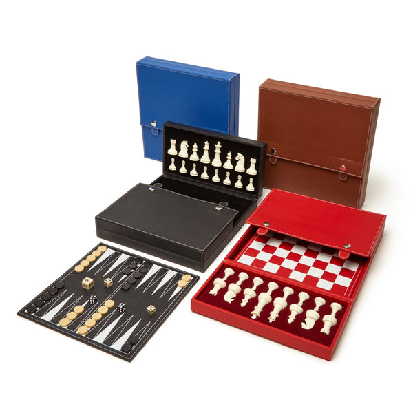 brouk & co Bryson Backgammon and Chess Set