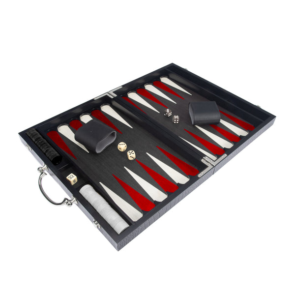 brouk & co Croc Laser Engraved Backgammon