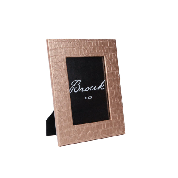 Brouk & Co Croco Leather Frame