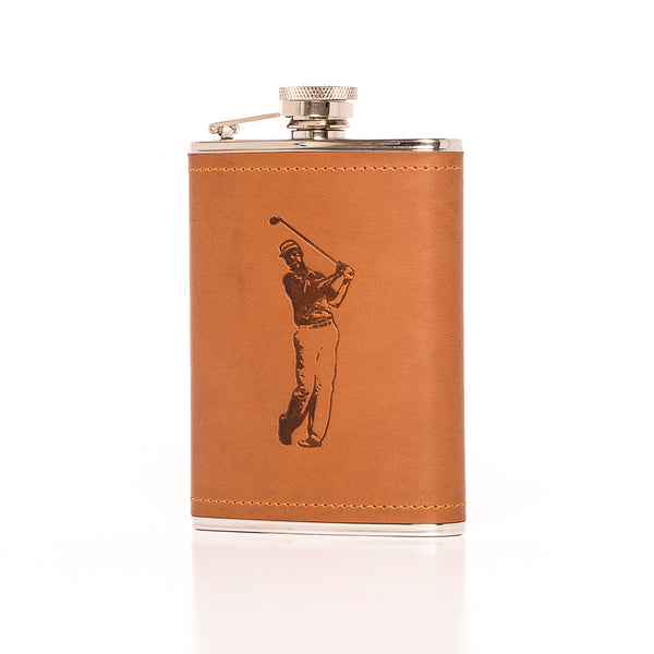 brouk & co Golfer Flask