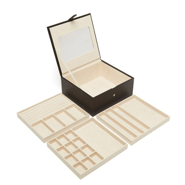 Brouk & Co Jodi 3 Tray Large Jewelry Box