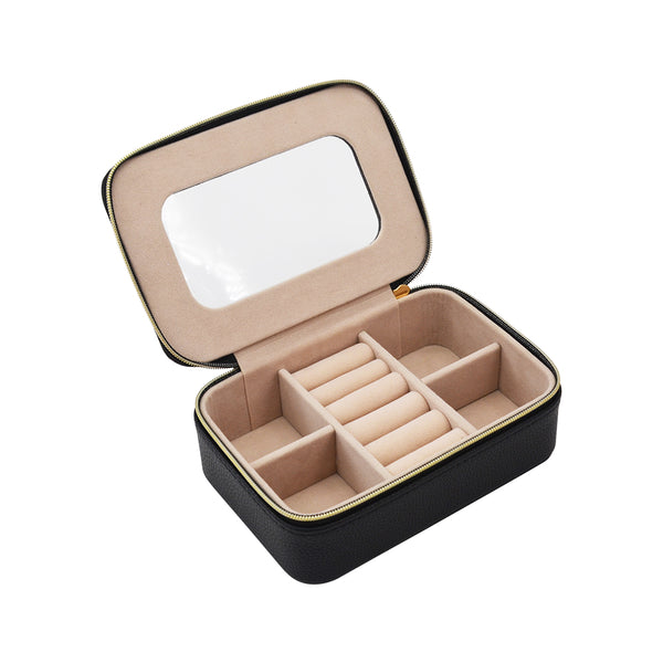 Brouk & Co Leah Clear Top Jewelry Case