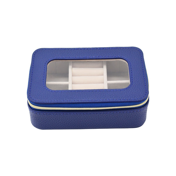 Brouk & Co Leah Clear Top Jewelry Case