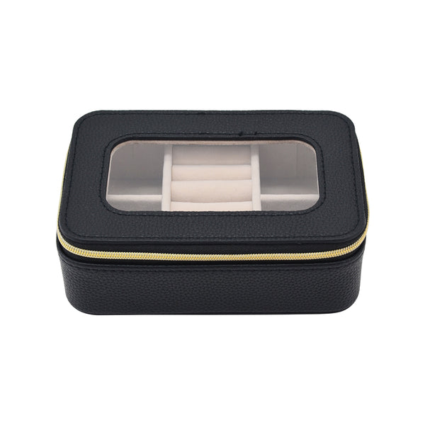 brouk & co Leah Clear Top Jewelry Case