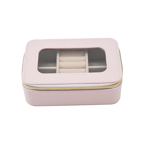 Brouk & Co Leah Clear Top Jewelry Case