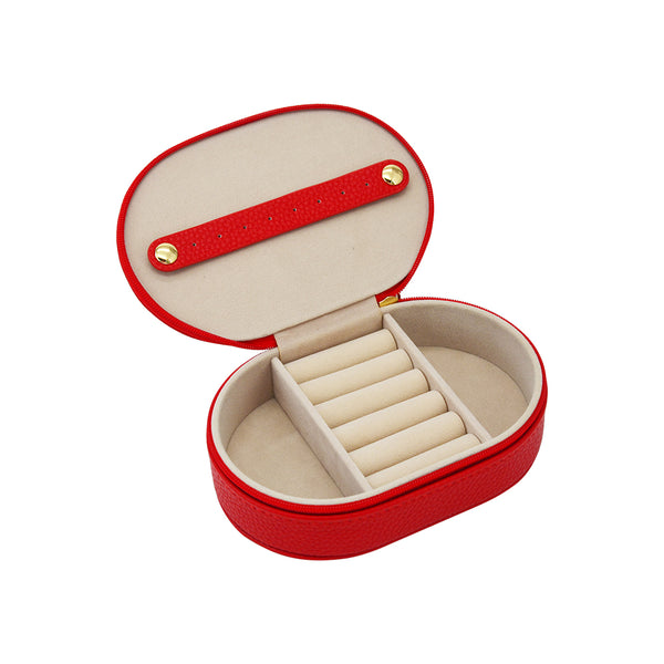 brouk & co Leah Oval Travel Jewelry Case
