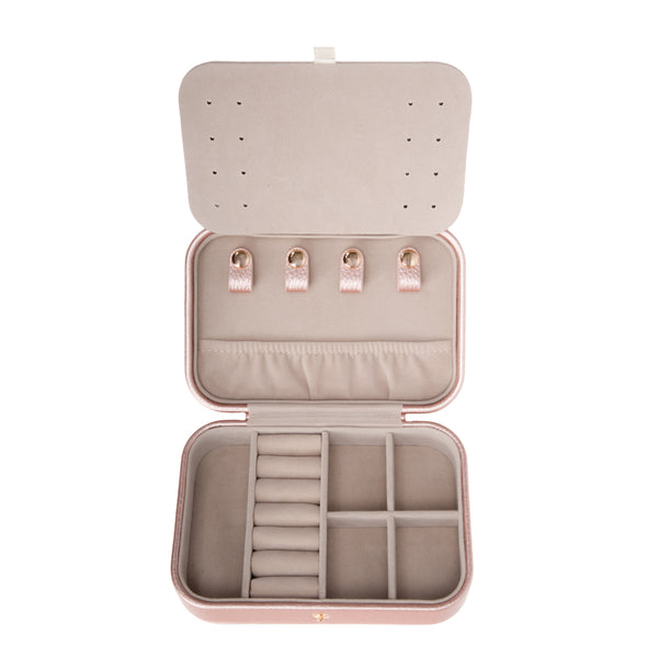 brouk & co Leah Quilted Travel Jewelry Organizer