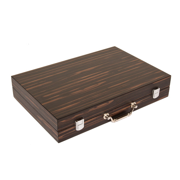 Brouk & Co Matte Ebony Backgammon Set