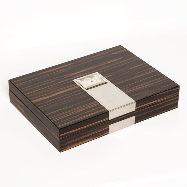 Brouk & Co Matte Ebony Cigar Humidor