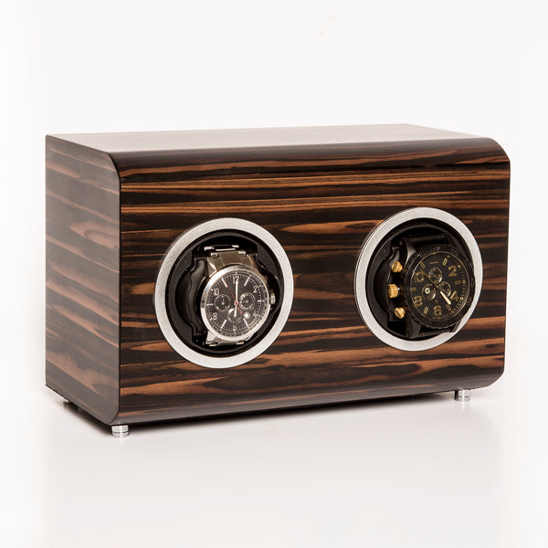 brouk & co Matte Ebony Double Watch Winder