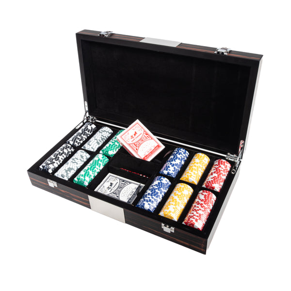 Brouk & Co Matte Ebony Poker Set - 300 Chips