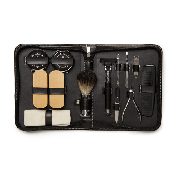 Brouk & Co On The Go Grooming And Shoe-Shine Kit